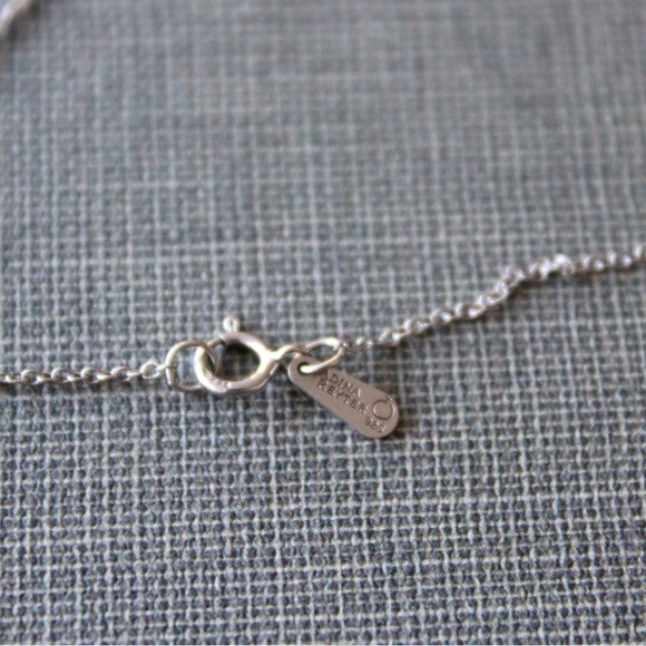 Adina Reyter Sterling Silver Diamond Bar Necklace - Picture 3 of 7